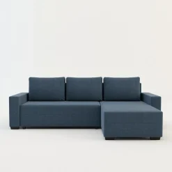 Narożnik rozkładany niebieski ASNA