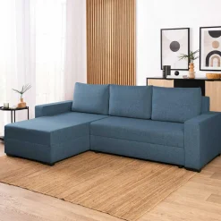 Narożnik rozkładany niebieski ASNA