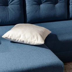 Narożnik rozkładany niebieski EVEL