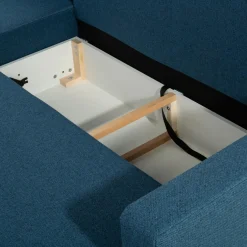 Narożnik rozkładany niebieski EVEL