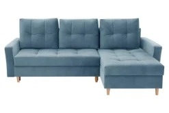 Narożnik rozkładany niebieski ZOYA