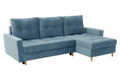 Narożnik rozkładany niebieski ZOYA