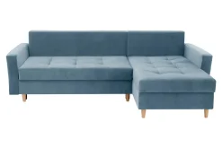 Narożnik rozkładany niebieski ZOYA