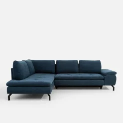 Narożnik rozkładany niebieski VESPA L lewy