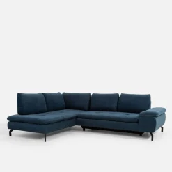 Narożnik rozkładany niebieski VESPA L lewy