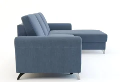 Narożnik rozkładany niebieski TUCSON prawy