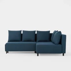 Narożnik rozkładany niebieski LOGOS prawy