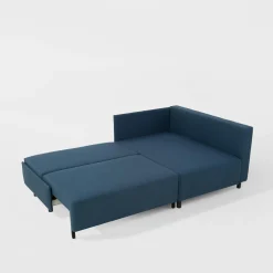 Narożnik rozkładany niebieski LOGOS prawy