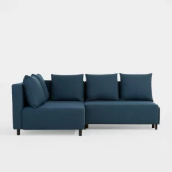 Narożnik rozkładany niebieski LOGOS lewy