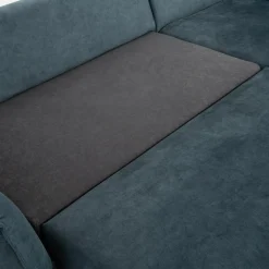 Narożnik rozkładany niebieski OPTIMA prawy