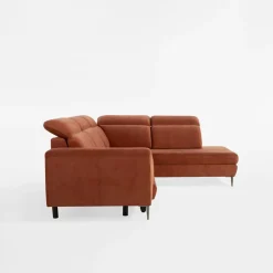 Narożnik rozkładany pomarańczowy AGO prawy