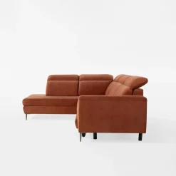 Narożnik rozkładany pomarańczowy AGO lewy