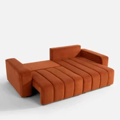 Narożnik rozkładany pomarańczowy ZOOM NEW