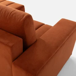 Narożnik rozkładany pomarańczowy ZOOM NEW