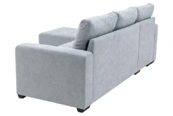 Narożnik rozkładany popielaty MEDINA