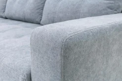 Narożnik rozkładany popielaty MEDINA