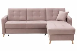 Narożnik rozkładany różowy VOLARE