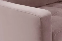 Narożnik rozkładany różowy ZOYA