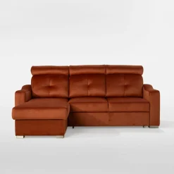 Narożnik rozkładany rudy ARES lewy