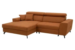 Narożnik rozkładany rudy ROSSI lewy