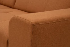 Narożnik rozkładany rudy ROSSI lewy