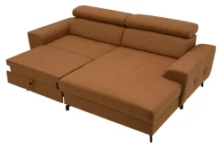 Narożnik rozkładany rudy ROSSI prawy