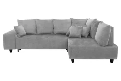 Narożnik rozkładany srebrny CALPE prawy