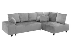 Narożnik rozkładany srebrny CALPE prawy