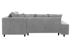 Narożnik rozkładany srebrny CALPE prawy