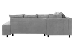 Narożnik rozkładany srebrny CALPE lewy