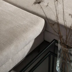 Narożnik rozkładany szarobeżowy BOLOGNA lewy