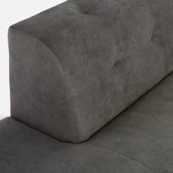 Narożnik rozkładany szarobeżowy STORN lewy