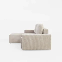 Narożnik rozkładany szarobeżowy ANAFI