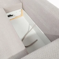 Narożnik rozkładany szarobeżowy ANAFI