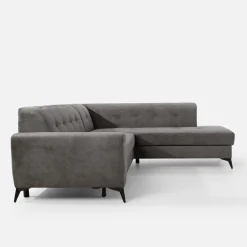 Narożnik rozkładany szarobeżowySTORN prawy