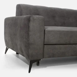 Narożnik rozkładany szarobeżowySTORN prawy