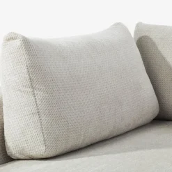 Narożnik rozkładany szarobeżowy BOLOGNA prawy