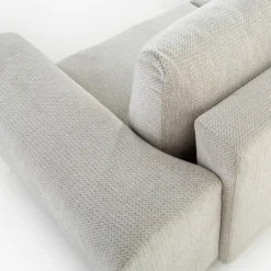 Narożnik rozkładany szarobeżowy BOLOGNA prawy