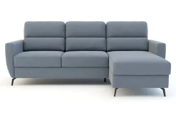 Narożnik rozkładany szaroniebieski SOLETO prawy