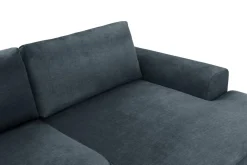 Narożnik rozkładany szaroniebieski HARISON prawy