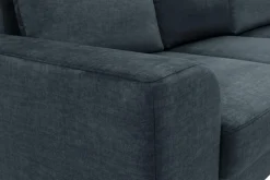 Narożnik rozkładany szaroniebieski HARISON prawy