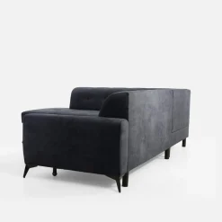 Narożnik rozkładany szaroniebieski STORN lewy