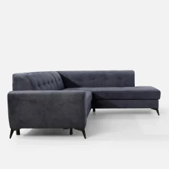 Narożnik rozkładany szaroniebieski STORN prawy