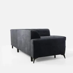 Narożnik rozkładany szaroniebieski STORN prawy