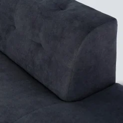 Narożnik rozkładany szaroniebieski STORN prawy