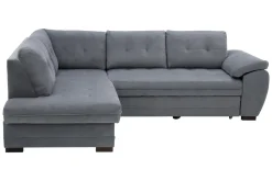 Narożnik rozkładany szary ARUBA lewy