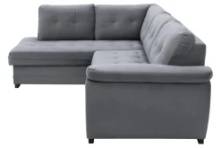 Narożnik rozkładany szary ARUBA lewy