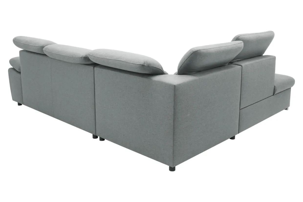 Narożnik rozkładany szary ALDO lewy