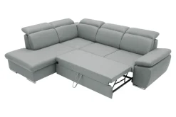 Narożnik rozkładany szary ALDO lewy