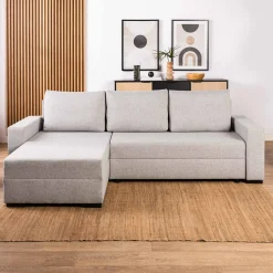 Narożnik rozkładany szary ASNA